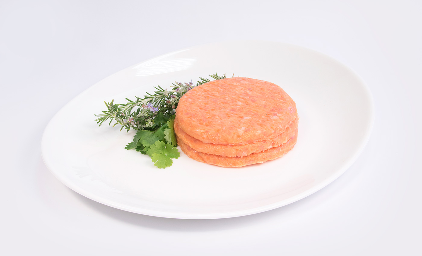 HAMBURGUESA DE POLLO 6.90€ 4 UNI.