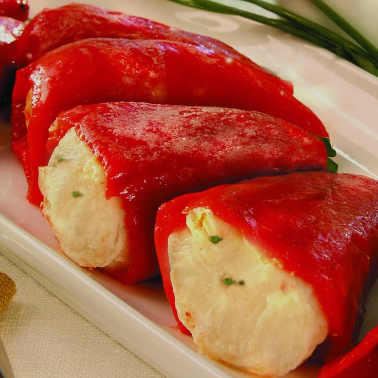 PIMIENTOS RELLENOS DE BACALAO 7.20€ 500GR
